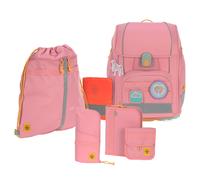 LÄSSIG 7-teiliges Schulranzen Set Kinder/School Set Boxy Unique Pink