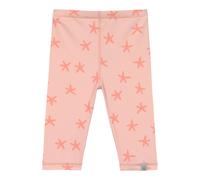 Lässig Capri-Schwimmleggings mit Windeleinsatz und UV-Schutz Seesterne 92 rosa/koralle