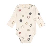 Lässig Cozy Colors Baby Langarm-Body aus Bio Baumwolle 86/92 Circles Offwhite