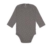 Lässig Cozy Colors Baby Langarm-Body aus Bio Baumwolle Größe: 86/92, Spots anthracite 86/92