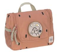 LÄSSIG Kinder Kulturtasche Waschbeutel Waschtasche Kulturbeutel zum Hängen, 20 cm/Mini Washbag Happy Prints Karamell