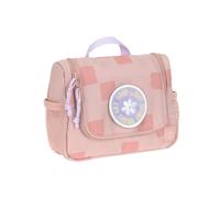 LÄSSIG Kinder Kulturtasche Waschbeutel Waschtasche Kulturbeutel zum Hängen/Mini Washbag Pattern Party Rose
