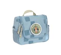 LÄSSIG Kinder Kulturtasche Waschbeutel Waschtasche Kulturbeutel zum Hängen/Mini Washbag Pattern Party Blue