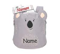 LÄSSIG Kinder Rucksack mit Namen personalisiert, Kleiner Kinderrucksack für Kindergarten Kita, Mini Kindergartenrucksack, Kleinkind Kindergartentasche 3,5 L