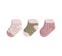 LÄSSIG Kinder Sneaker Socken 3er Set/Cinnamon Größe 12-14