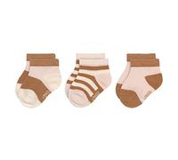 LÄSSIG Kinder Sneaker Socken 3er Set/ Rosa-Karamell Größe 23-26
