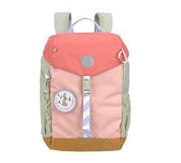 LÄSSIG Kinder Wanderrucksack Kinderrucksack mit Brustgurt gepolsterte Schultergurte wasserabweisend, 14 Liter/Big Outdoor Backpack Sunny Explorer rose/pink