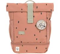 Lässig Kindergartenrucksack Mini Rolltop Happy Prints caramel
