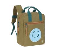 LÄSSIG Kindergartenrucksack Mini Square 7L Little One & Me Olive | Für Kindergarten, gepolsterte Schultergurte und Brustgurt, wasserabweisend