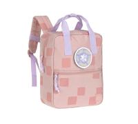 Lässig Kinderrucksack Mini Pattern Party Square – 28 cm, 7 Liter, mit Brustgurt – Rose