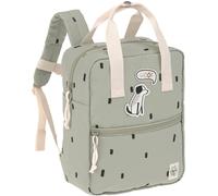 Lässig Kindergartenrucksack Square - Happy Prints, Oliv