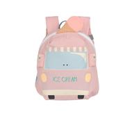 Lässig Kindergartenrucksack Tiny - Eiswagen rosa