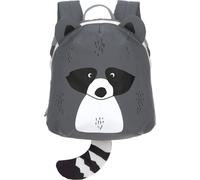 LÄSSIG Kleiner Kinderrucksack für Kita Kindertasche Krippenrucksack mit Brustgurt, 20 x 9.5 x 24 cm, 3,5 L/Tiny Backpack Waschbär