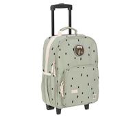 Lässig Kinderkoffer Trolley - Happy Prints oliv