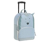 LÄSSIG Kinderkoffer Trolley Reisekoffer mit Teleskopstange und Rollen ab 3 Jahre, 45 cm, 17 L/Trolley About Friends, Lou Armadillo