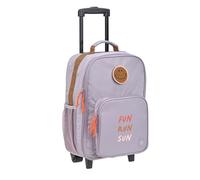 LÄSSIG Kinderkoffer Trolley Reisekoffer mit Teleskopstange und Rollen für Kinder Handgepäck/Trolley Lilac