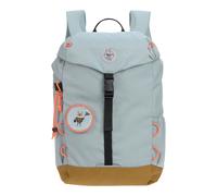 LÄSSIG Kinder Wanderrucksack Kinderrucksack mit Brustgurt gepolsterte Schultergurte wasserabweisend, 14 Liter/Big Outdoor Backpack Nature Hellblau