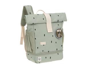 Lässig Kinderrucksack - Mini Rolltop Backpack Happy Prints light olive