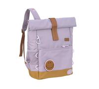 LÄSSIG Kinderrucksack mit Brustgurt Freizeitrucksack wasserabweisend, 12 Liter/Medium Rolltop Backpack lilac