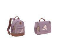 LÄSSIG Kinderrucksack mit Brustgurt Kindergartentasche Kindergartenrucksack 27 cm & Kinder Kulturtasche Waschbeutel Waschtasche Kulturbeutel zum Hängen, 20 cm/Mini Washbag Adventure Dragonfly