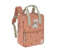 LÄSSIG Kinderrucksack mit Brustgurt Kindergartentasche Kindergartenrucksack 28 cm, 7 Liter, 3 Jahre/Mini Square Backpack Happy Prints Karamell