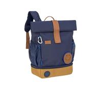 LÄSSIG Kinderrucksack mit Brustgurt, wasserabweisend, 12-15 Liter/Medium Rolltop Backpack Little Gang Navy