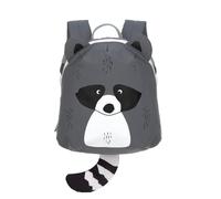 LÄSSIG Kleiner Kinderrucksack für Kita Kindertasche Krippenrucksack mit Brustgurt, 20 x 9.5 x 24 cm, 3,5 L/Tiny Backpack Waschbär