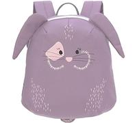 LÄSSIG Kleiner Kinderrucksack für Kita Kindertasche Krippenrucksack mit Brustgurt, 20 x 9.5 x 24 cm, 3,5 L/Tiny Backpack Hase