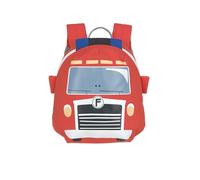 LÄSSIG Kleiner Kinderrucksack für Kita Kindertasche Krippenrucksack mit Brustgurt, 20 x 9.5 x 24 cm, 3,5 L/Tiny Backpack Fire Engine