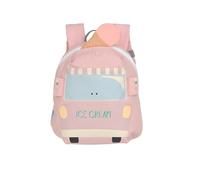 LÄSSIG Kleiner Kinderrucksack für Kita Kindertasche Krippenrucksack mit Brustgurt, 20 x 9.5 x 24 cm, 3,5 L/Tiny Backpack Ice Cart