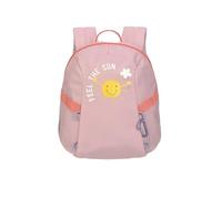 LÄSSIG Kleiner Kinderrucksack für Kita Kindertasche Krippenrucksack mit Brustgurt 3,5 Liter/Tiny Backpack Outdoor Sunshine peach