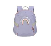 LÄSSIG Kleiner Kinderrucksack für Kita Kindertasche Krippenrucksack mit Brustgurt 3,5 Liter/Tiny Backpack Outdoor Rainbow pastel lilac