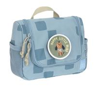 LÄSSIG Kinder Kulturbeutel Pattern Party – Mini, zum Hängen – Blau, 20 cm