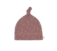 Lässig - LÄSSIG Babymütze Beanie Dreiecke zimt GOTS 0-2 Monate