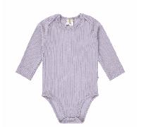 Lässig - LÄSSIG Body Langarm mit TENCEL™ pastellila Gr. 62/68