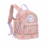 LÄSSIG Kinderrucksack mit Brustgurt Kindergartentasche Kindergartenrucksack 6,5L ab 3 Jahren/Mini Backpack Pattern Party Rose