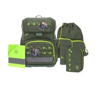 Lässig Schulranzen Set 6-teilig Light Unique Jungle Grün 21 Liter