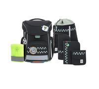 Lässig - Lässig School Set Slim Unique Schulranzenset 6tlg. - black Koffer24