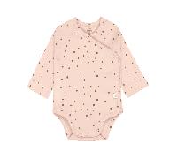 Lässig - LÄSSIG Wickelbody Langarm GOTS powder pink 50/56