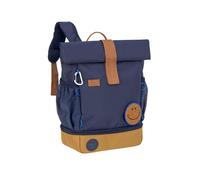LÄSSIG Kinderrucksack mit Brustgurt, wasserabweisend, 12-15 Liter/Medium Rolltop Backpack Little Gang Navy