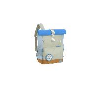 Lässig Medium Rolltop Kinder-Rucksack grün blau