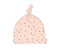 Lässig Mütze GOTS Beanie 74/80 Dots powder pink