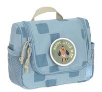 LÄSSIG Kinder Kulturbeutel Pattern Party – Mini, zum Hängen – Blau, 20 cm