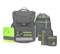 Lässig Ranzenset 7-tlg. Slim Unique anthracite