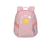 LÄSSIG Kleiner Kinderrucksack für Kita Kindertasche Krippenrucksack mit Brustgurt 3,5 Liter/Tiny Backpack Outdoor Sunshine peach