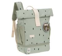 Lässig Rucksack Mini Rolltop Backpack - Happy Prints - Light Olive