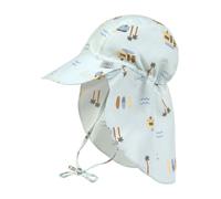 Lässig Schirmmütze in Hellblau - Größe 46-49 cm | Baby Caps Huete