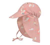 Lässig Schirmmütze mit Nacken- und UV-Schutz Delfine 46 rosa/bunt