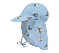 Lässig Schirmmütze mit Nacken- und UV-Schutz Krokodile 46 hellblau/bunt