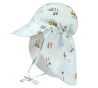 Lässig Schirmmütze mit Nackenschutz LSF Sun Protection Flap Hat - Camper - Sea Foam - Gr. 46/49